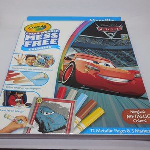 🆕️Cars Color Wonder Mess Free Coloring Set